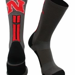 Hot Sale ⭐ TCK Nebraska Cornhuskers 🧦 Socks Baseline 3.0 Crew All Schools ✨ 11 TCK Nebraska Cornhuskers Socks Baseline 3.0 Crew All Schools
