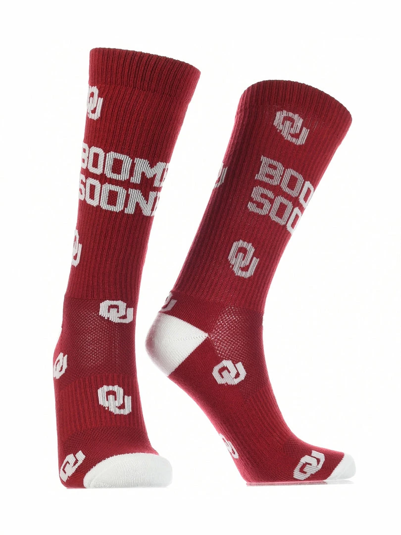 Flash Sale โ๏ธ TCK OU Oklahoma Sooners ๐งฆ Socks Crew Length Sock Mayhem ๐ 2 TCK OU Oklahoma Sooners Socks Crew Length Sock Mayhem