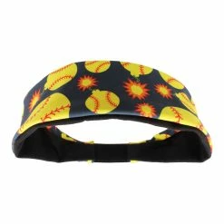 MadSportsStuff Softball Bomber Headband With Softball Bomb Logos Headbands