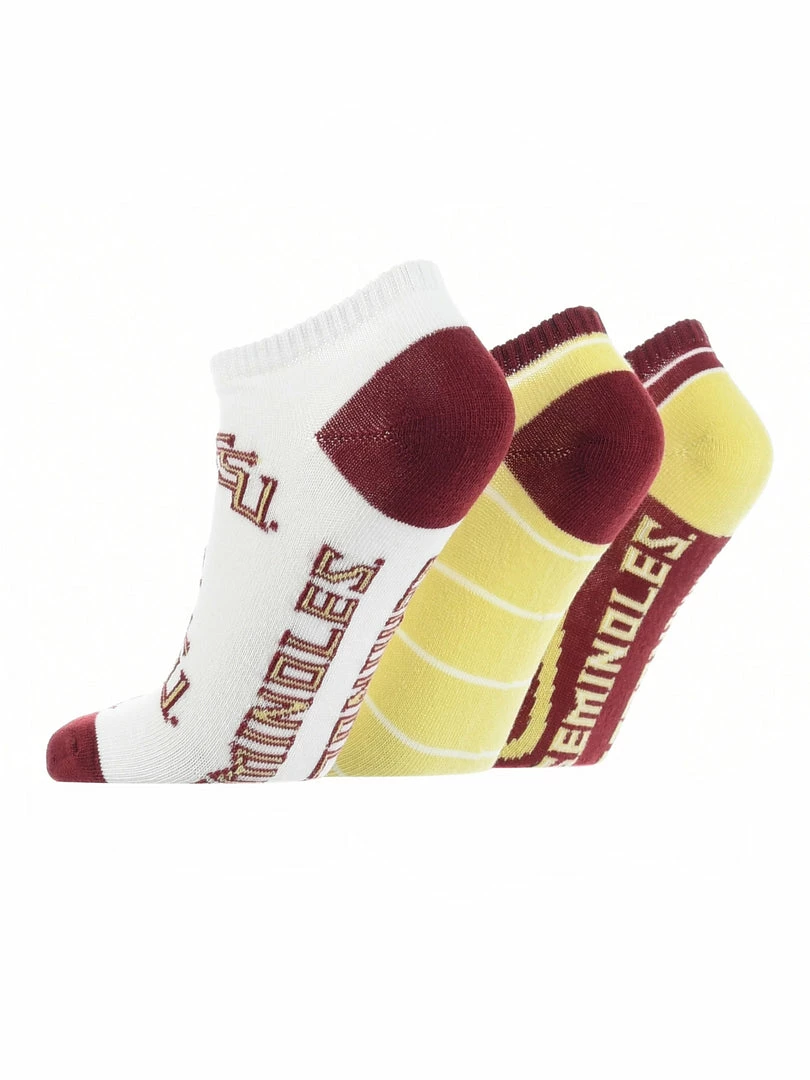 Cheapest ๐ TCK Florida State Seminoles No Show ๐งฆ Socks Full Field 3 Pack All Schools ๐ 2 TCK Florida State Seminoles No Show Socks Full Field 3 Pack All Schools