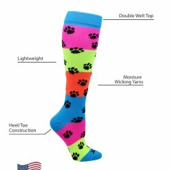 Best Pirce ๐ TCK Neon Rainbow Fun Print OTC ๐งฆ Socks ๐ฅ Softball ๐งฆ Socks ๐งจ 10 TCK Neon Rainbow Fun Print OTC Socks Softball Socks