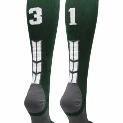 Best Pirce ๐ MadSportsStuff Dark Green Player ID Custom Number Over The Calf ๐งฆ Socks For ๐ฅ Softball โพ Baseball Football Boys And ๐ง Girls ๐ฅ Softball ๐งฆ Socks ๐คฉ 204 MadSportsStuff Dark Green Player ID Custom Number Over The Calf Socks For Softball Baseball Football Boys And Girls Softball Socks