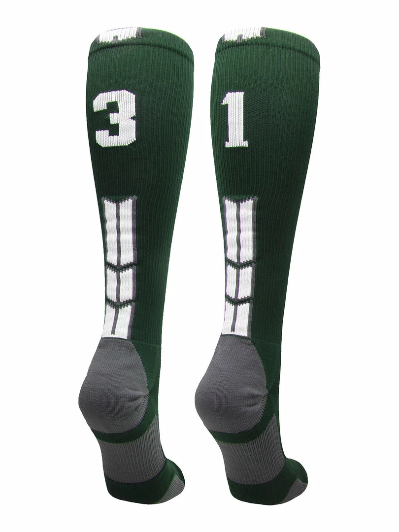 Best reviews of 🤩 MadSportsStuff Dark Green Player ID Custom Number Over The Calf 🧦 Socks For 🥎 Softball ⚾ Baseball Football Boys And 👧 Girls 🥎 Softball 🧦 Socks 🧨 99 MadSportsStuff Dark Green Player ID Custom Number Over The Calf Socks For Softball Baseball Football Boys And Girls Softball Socks