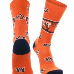 TCK All Schools Auburn Tigers Socks Crew Length Sock Mayhem