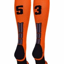 Deals โญ MadSportsStuff ๐ฅ Softball ๐งฆ Socks Orange And Black Player ID Custom Number Over The Calf ๐งฆ Socks For ๐ฅ Softball โพ Baseball Football Boys And ๐ง Girls ๐ 132 MadSportsStuff Softball Socks Orange And Black Player ID Custom Number Over The Calf Socks For Softball Baseball Football Boys And Girls