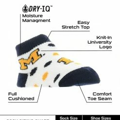 Deals ๐ TCK All Schools Michigan Wolverines Toddler ๐งฆ Socks Low Cut Little Fan ๐ 6 TCK All Schools Michigan Wolverines Toddler Socks Low Cut Little Fan