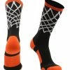 MadSportsStuff Elite Basketball Socks With Net Crew Length - Made In The USA