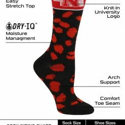 Brand new ๐ TCK All Schools Nebraska Cornhuskers ๐งฆ Socks ๐ฉ Womens Savage Crew ๐งฆ Socks โ 7 TCK All Schools Nebraska Cornhuskers Socks Womens Savage Crew Socks