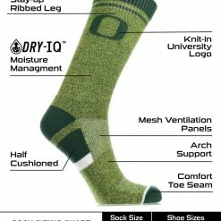 TCK All Schools Oregon Ducks Socks Victory Parade Crew Length