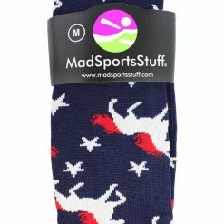 MadSportsStuff Softball Socks USA Unicorn Socks Over The Calf