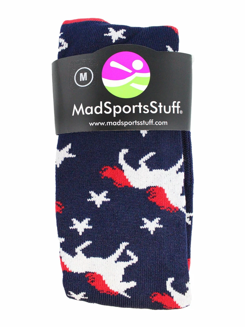 Promo ✨ MadSportsStuff 🥎 Softball 🧦 Socks USA Unicorn 🧦 Socks Over The Calf 🤩 2 MadSportsStuff Softball Socks USA Unicorn Socks Over The Calf
