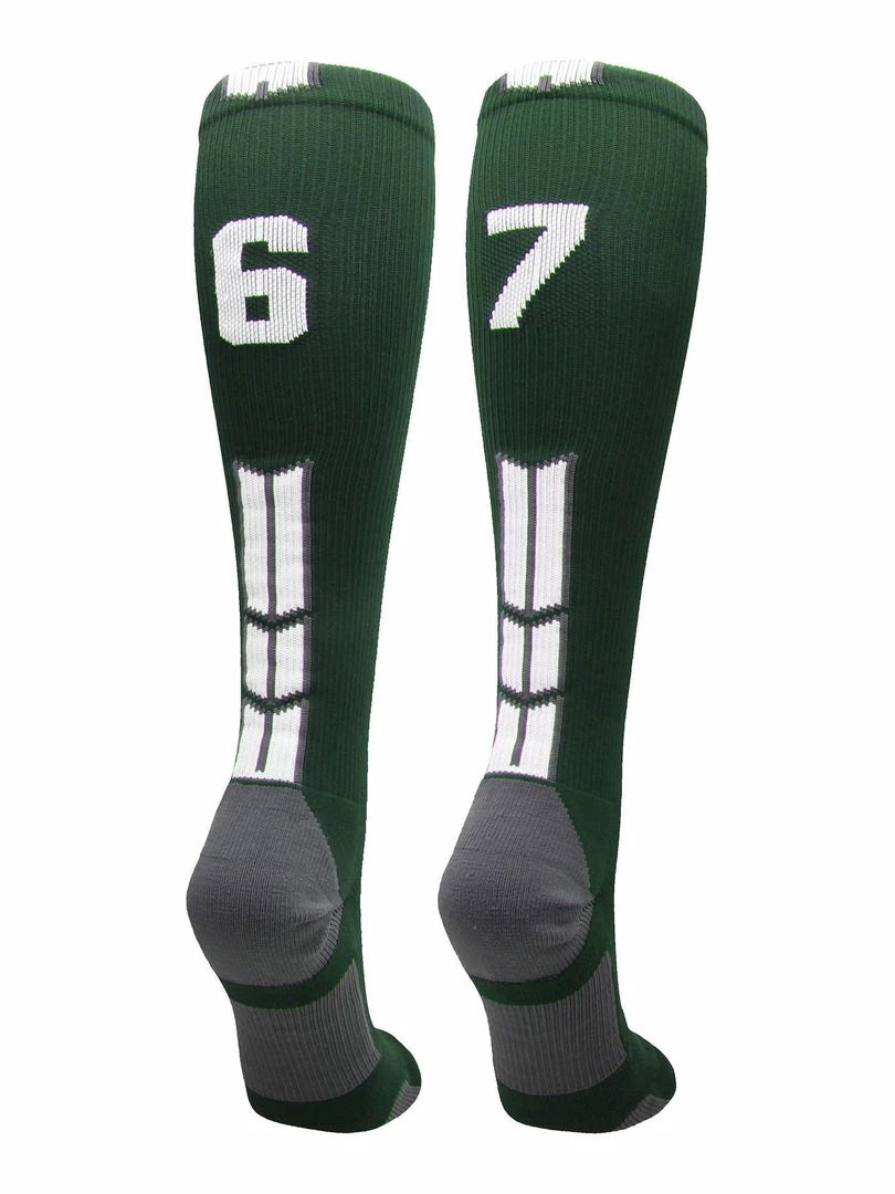 Best reviews of 🤩 MadSportsStuff Dark Green Player ID Custom Number Over The Calf 🧦 Socks For 🥎 Softball ⚾ Baseball Football Boys And 👧 Girls 🥎 Softball 🧦 Socks 🧨 13 MadSportsStuff Dark Green Player ID Custom Number Over The Calf Socks For Softball Baseball Football Boys And Girls Softball Socks