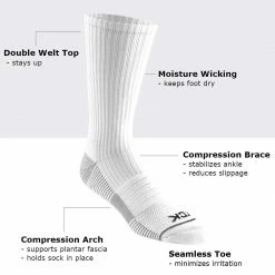 Promo ๐ฅ TCK ๐ Basketball ๐งฆ Socks For Men Or ๐ฉ Women 9-11, 10-13, Elite Athletic Cushion Crew ๐งฆ Socks With Arch Compression 3-pack ๐ 13 TCK Basketball Socks For Men Or Women 9-11, 10-13, Elite Athletic Cushion Crew Socks With Arch Compression 3-pack