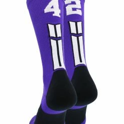 Brand new ๐ฅฐ MadSportsStuff Purple Player ID Custom Number Crew ๐งฆ Socks For ๐ Basketball Lacrosse Volleyball Boys And ๐ง Girls ๐ 191 MadSportsStuff Purple Player ID Custom Number Crew Socks For Basketball Lacrosse Volleyball Boys And Girls