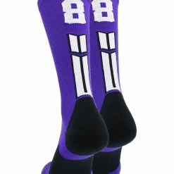 Brand new ๐ฅฐ MadSportsStuff Purple Player ID Custom Number Crew ๐งฆ Socks For ๐ Basketball Lacrosse Volleyball Boys And ๐ง Girls ๐ 145 MadSportsStuff Purple Player ID Custom Number Crew Socks For Basketball Lacrosse Volleyball Boys And Girls