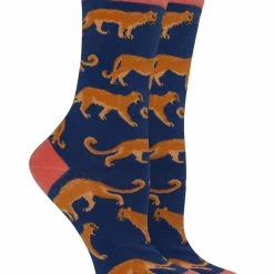 Buy 🔥 WHD Mountain Lion 🧦 Socks For 👩 Women Gift For Animal Lovers Crazy 🧦 Socks - Crew ❤️ 7 WHD Mountain Lion Socks For Women Gift For Animal Lovers Crazy Socks - Crew