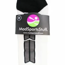 MadSportsStuff White Player ID Custom Number Over The Calf Socks For Softball Baseball Football Boys And Girls
