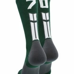 Buy โ๏ธ MadSportsStuff Dark Green Player ID Custom Number Crew ๐งฆ Socks For ๐ Basketball Lacrosse Volleyball Boys And ๐ง Girls ๐ 113 MadSportsStuff Dark Green Player ID Custom Number Crew Socks For Basketball Lacrosse Volleyball Boys And Girls