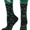 TCK UNT North Texas Mean Green Socks Womens Savage Crew Socks All Schools