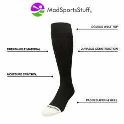 MadSportsStuff Pro Line Over The Calf Football Socks