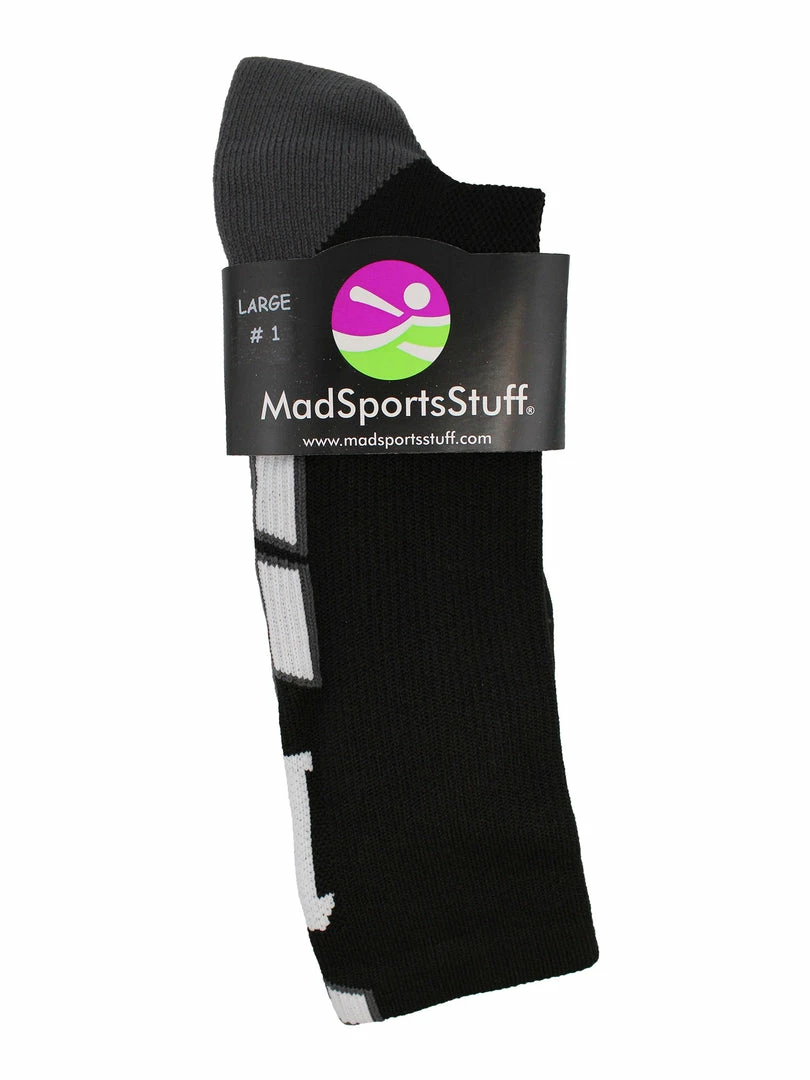 Outlet ๐งจ MadSportsStuff Black Player ID Custom Number Crew ๐งฆ Socks For ๐ Basketball Lacrosse Volleyball Boys And ๐ง Girls Volleyball ๐งฆ Socks ๐ฏ 3 MadSportsStuff Black Player ID Custom Number Crew Socks For Basketball Lacrosse Volleyball Boys And Girls Volleyball Socks