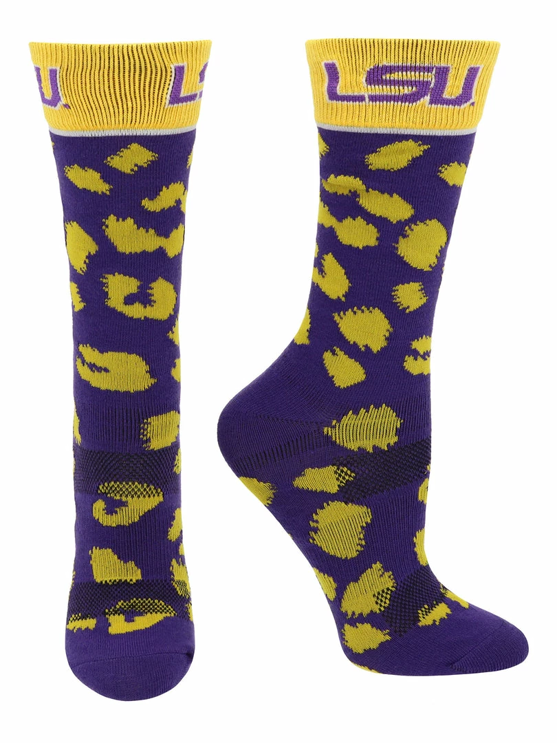 Coupon ๐ TCK LSU Tigers ๐งฆ Socks ๐ฉ Womens Savage Crew ๐งฆ Socks โค๏ธ 2 TCK LSU Tigers Socks Womens Savage Crew Socks