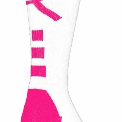 Buy ๐งจ TCK Volleyball ๐งฆ Socks Baseline Breast Cancer Awareness Athletic Crew ๐งฆ Socks (Kids And Adult Sizes) ๐ 14 TCK Volleyball Socks Baseline Breast Cancer Awareness Athletic Crew Socks (Kids And Adult Sizes)