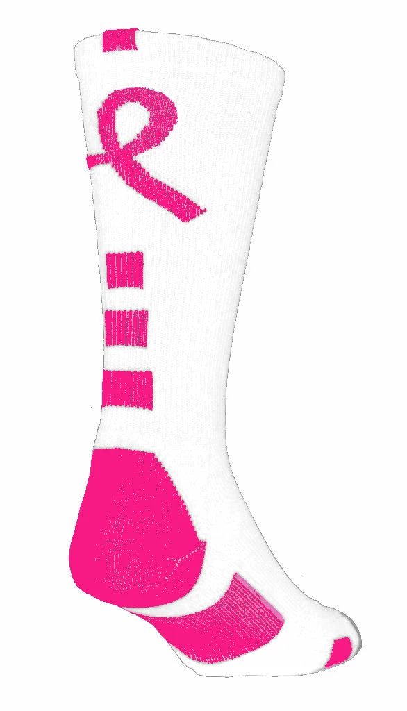 Buy ๐งจ TCK Volleyball ๐งฆ Socks Baseline Breast Cancer Awareness Athletic Crew ๐งฆ Socks (Kids And Adult Sizes) ๐ 7 TCK Volleyball Socks Baseline Breast Cancer Awareness Athletic Crew Socks (Kids And Adult Sizes)