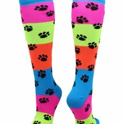 Best Pirce ๐ TCK Neon Rainbow Fun Print OTC ๐งฆ Socks ๐ฅ Softball ๐งฆ Socks ๐งจ 13 TCK Neon Rainbow Fun Print OTC Socks Softball Socks