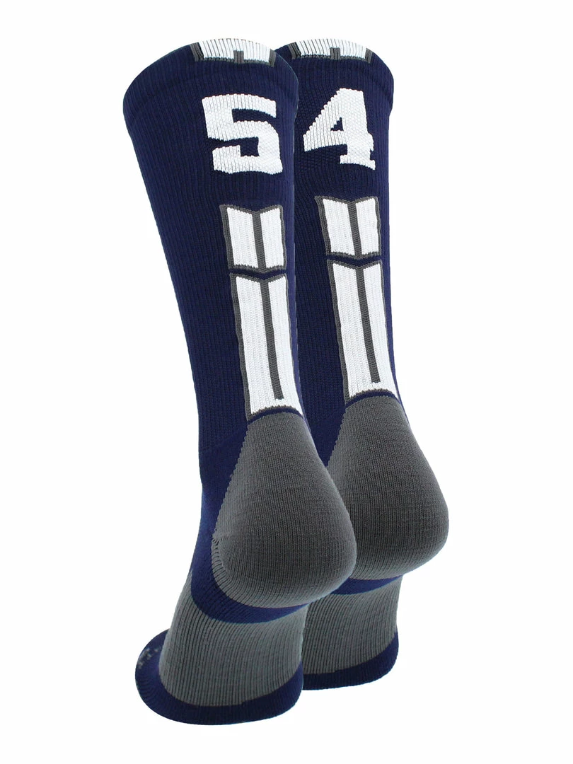 Coupon ๐งจ MadSportsStuff Volleyball ๐งฆ Socks Navy Player ID Custom Number Crew ๐งฆ Socks For ๐ Basketball Lacrosse Volleyball Boys And ๐ง Girls โ๏ธ 25 MadSportsStuff Volleyball Socks Navy Player ID Custom Number Crew Socks For Basketball Lacrosse Volleyball Boys And Girls