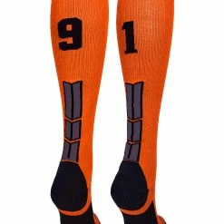 Best Sale ๐ MadSportsStuff ๐ฅ Softball ๐งฆ Socks Orange And Black Player ID Custom Number Over The Calf ๐งฆ Socks For ๐ฅ Softball โพ Baseball Football Boys And ๐ง Girls โญ 144 MadSportsStuff Softball Socks Orange And Black Player ID Custom Number Over The Calf Socks For Softball Baseball Football Boys And Girls