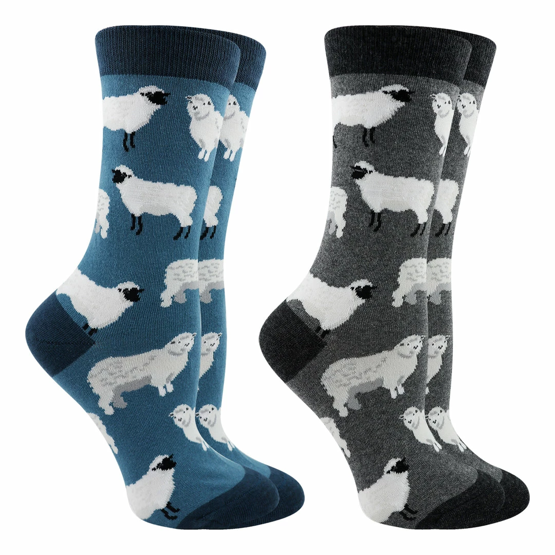 Promo ๐ WHD Sheep ๐งฆ Socks For ๐ฉ Women - Sheep Lovers Gift - 2-Pack ๐ 4 WHD Sheep Socks For Women - Sheep Lovers Gift - 2-Pack