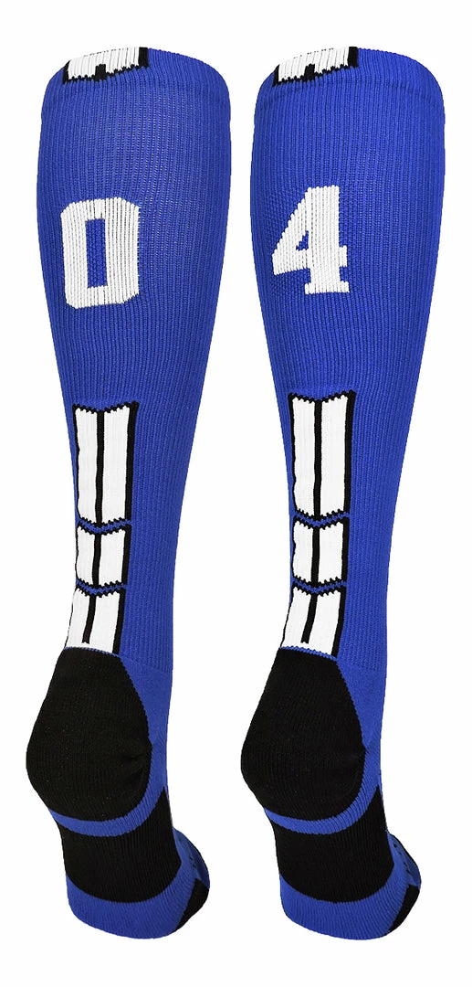 Best Sale ๐ MadSportsStuff โพ Baseball ๐งฆ Socks Royal Player ID Custom Number Over The Calf ๐งฆ Socks For ๐ฅ Softball โพ Baseball Football Boys And ๐ง Girls ๐ 75 MadSportsStuff Baseball Socks Royal Player ID Custom Number Over The Calf Socks For Softball Baseball Football Boys And Girls