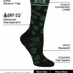 TCK Hawaii Rainbow Warriors Socks Womens Savage Crew Socks All Schools