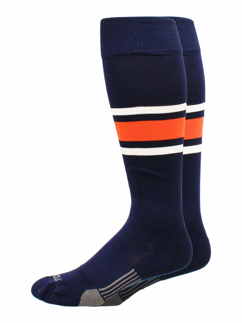 Top 10 โญ MadSportsStuff Dugout 3 Stripe โพ Baseball ๐งฆ Socks Over The Calf Length Pattern E ๐ 6 MadSportsStuff Dugout 3 Stripe Baseball Socks Over The Calf Length Pattern E