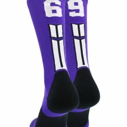 Brand new ๐ฅฐ MadSportsStuff Purple Player ID Custom Number Crew ๐งฆ Socks For ๐ Basketball Lacrosse Volleyball Boys And ๐ง Girls ๐ 114 MadSportsStuff Purple Player ID Custom Number Crew Socks For Basketball Lacrosse Volleyball Boys And Girls