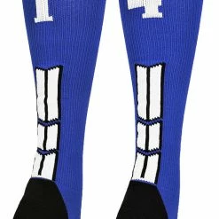 Best Sale ๐ MadSportsStuff โพ Baseball ๐งฆ Socks Royal Player ID Custom Number Over The Calf ๐งฆ Socks For ๐ฅ Softball โพ Baseball Football Boys And ๐ง Girls ๐ 170 MadSportsStuff Baseball Socks Royal Player ID Custom Number Over The Calf Socks For Softball Baseball Football Boys And Girls