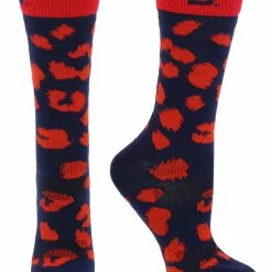 TCK All Schools Dayton Flyers Socks Womens Savage Crew Socks