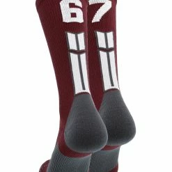 Cheap ๐ MadSportsStuff Maroon Player ID Custom Number Crew ๐งฆ Socks For ๐ Basketball Lacrosse Volleyball Boys And ๐ง Girls Volleyball ๐งฆ Socks ๐ฅ 116 MadSportsStuff Maroon Player ID Custom Number Crew Socks For Basketball Lacrosse Volleyball Boys And Girls Volleyball Socks
