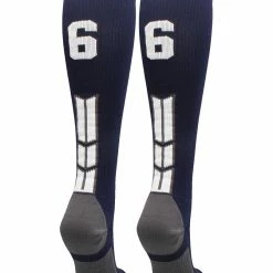 Best Sale ๐คฉ MadSportsStuff Navy Player ID Custom Number Over The Calf ๐งฆ Socks For ๐ฅ Softball โพ Baseball Football Boys And ๐ง Girls โจ 123 MadSportsStuff Navy Player ID Custom Number Over The Calf Socks For Softball Baseball Football Boys And Girls