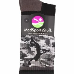 MadSportsStuff Basketball Socks With Player On Camo Athletic Crew Socks (multiple Colors)