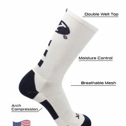 TCK BYU Cougars Socks Baseline Crew