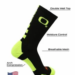 Cheap โค๏ธ TCK All Schools NCAA Oregon Ducks ๐งฆ Socks Baseline Crew ๐ 7 TCK All Schools NCAA Oregon Ducks Socks Baseline Crew