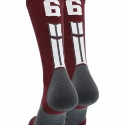 Cheap ๐ MadSportsStuff Maroon Player ID Custom Number Crew ๐งฆ Socks For ๐ Basketball Lacrosse Volleyball Boys And ๐ง Girls Volleyball ๐งฆ Socks ๐ฅ 117 MadSportsStuff Maroon Player ID Custom Number Crew Socks For Basketball Lacrosse Volleyball Boys And Girls Volleyball Socks