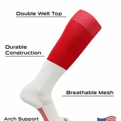 TCK Baseball Socks Long Football Socks Men Youth Boys Over The Calf End Zone