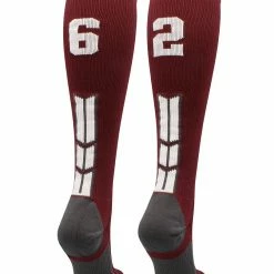 Best Sale ๐ MadSportsStuff Maroon Player ID Custom Number Over The Calf ๐งฆ Socks For ๐ฅ Softball โพ Baseball Football Boys And ๐ง Girls ๐ฅ Softball ๐งฆ Socks ๐ 121 MadSportsStuff Maroon Player ID Custom Number Over The Calf Socks For Softball Baseball Football Boys And Girls Softball Socks