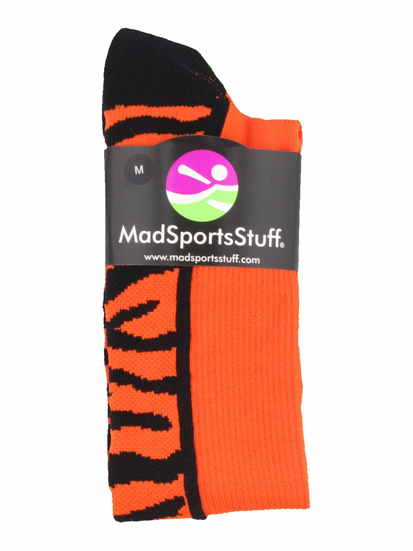 Deals ๐ MadSportsStuff โพ Baseball ๐งฆ Socks Crazy ๐งฆ Socks With Safari Tiger Stripes Over The Calf ๐งฆ Socks (multiple Colors) ๐ 2 MadSportsStuff Baseball Socks Crazy Socks With Safari Tiger Stripes Over The Calf Socks (multiple Colors)