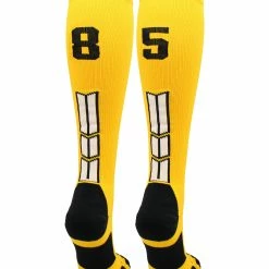 Cheap ๐ MadSportsStuff ๐ฅ Softball ๐งฆ Socks Gold Player ID Custom Number Over The Calf ๐งฆ Socks For ๐ฅ Softball โพ Baseball Football Boys And ๐ง Girls ๐ 148 MadSportsStuff Softball Socks Gold Player ID Custom Number Over The Calf Socks For Softball Baseball Football Boys And Girls
