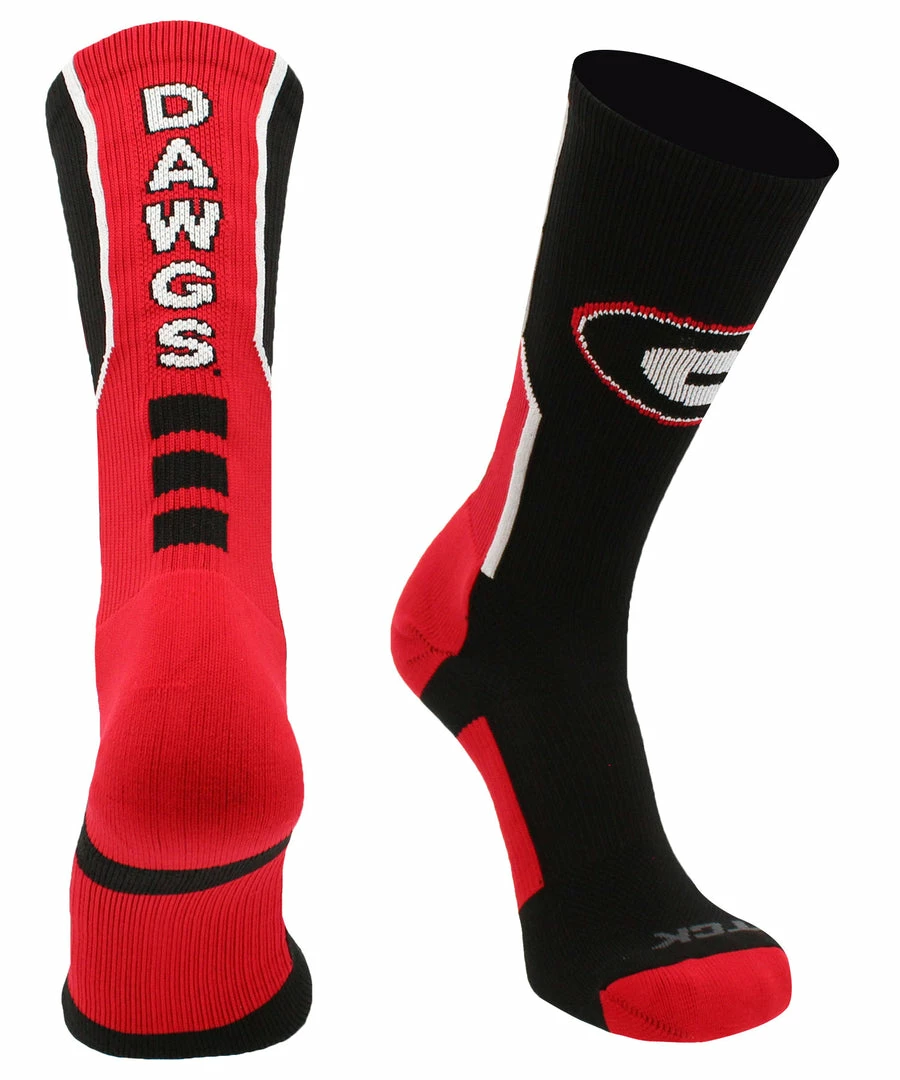 Best deal ๐ฅ TCK University Of Georgia Bulldogs ๐งฆ Socks Perimeter Crew ๐ 6 TCK University Of Georgia Bulldogs Socks Perimeter Crew