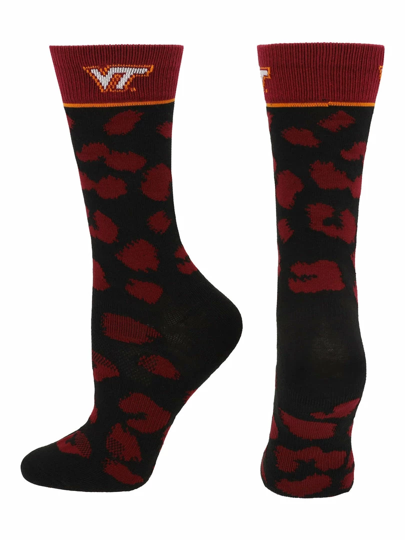 Flash Sale โ TCK Virginia Tech Hokies ๐งฆ Socks ๐ฉ Womens Savage Crew ๐งฆ Socks All Schools ๐ฏ 5 TCK Virginia Tech Hokies Socks Womens Savage Crew Socks All Schools